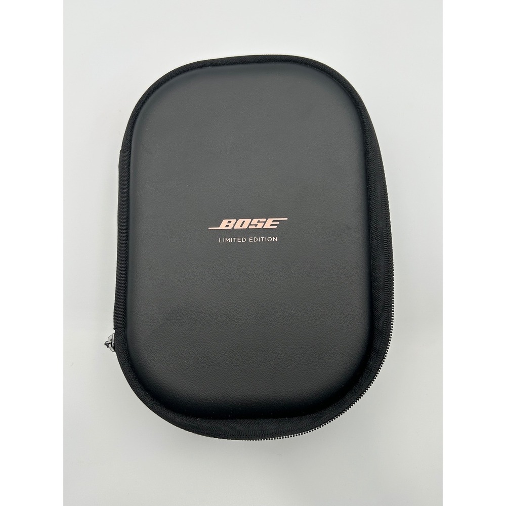 Bose QuietComfort 35 QC35 Limited Edition Headphone Case Black Rose Gold Logo